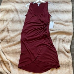 Leith faux wrap dress